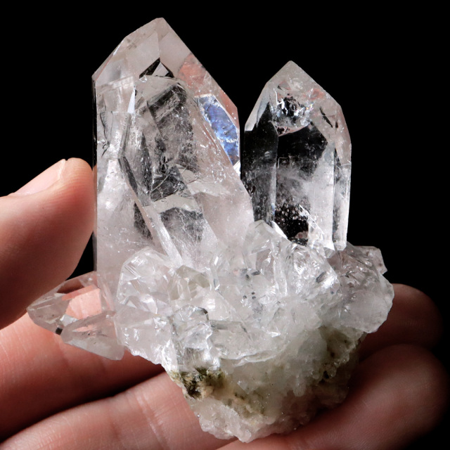天然 水晶 クラスター 75g ブラジル ゼッカ産 透明感が美しい ゼッカクォーツ 天然石 1点物 パワーストーン 