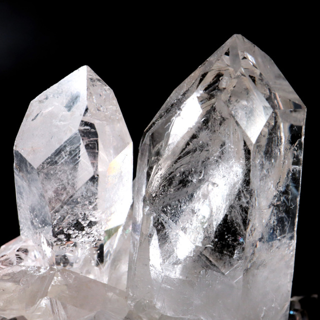 天然 水晶 クラスター 75g ブラジル ゼッカ産 透明感が美しい ゼッカクォーツ 天然石 1点物 パワーストーン 