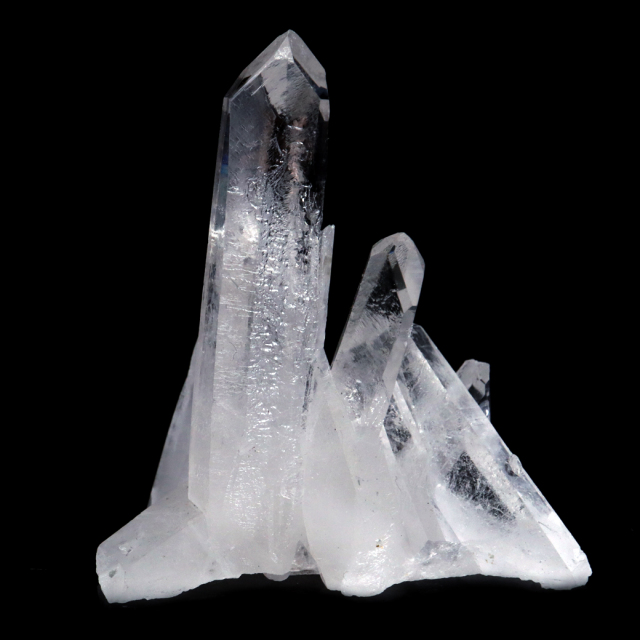 天然 水晶 クラスター ブラジル ゼッカ産 透明感が美しい ゼッカクォーツ 原石 天然石 1点物 パワーストーン