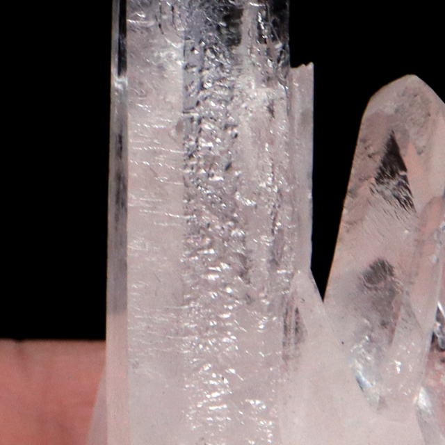 天然 水晶 クラスター ブラジル ゼッカ産 透明感が美しい ゼッカクォーツ 原石 天然石 1点物 パワーストーン