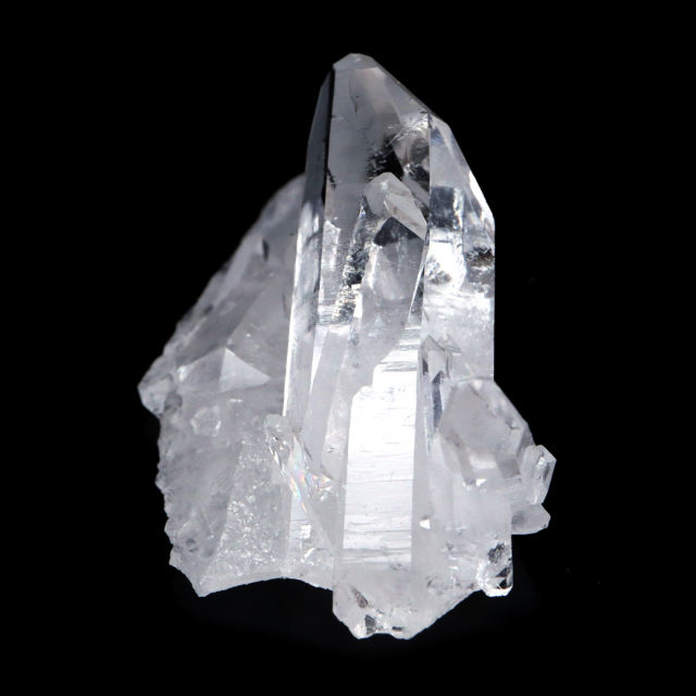 天然 水晶 クラスター ブラジル ゼッカ産 透明感が美しい ゼッカクォーツ 原石 天然石 1点物 パワーストーン