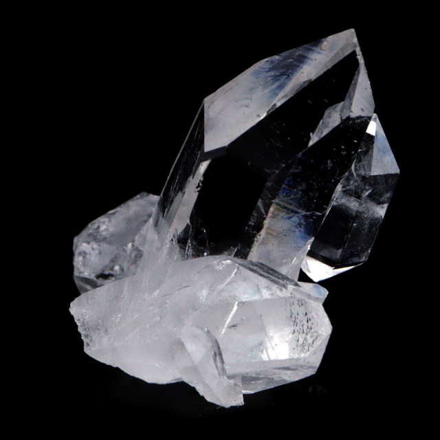 天然 水晶 クラスター ブラジル ゼッカ産 透明感が美しい ゼッカクォーツ 原石 天然石 1点物 パワーストーン