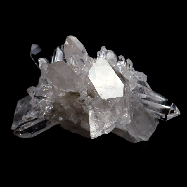 天然 水晶 クラスター ブラジル ゼッカ産 透明感が美しい ゼッカクォーツ 原石 天然石 1点物 パワーストーン