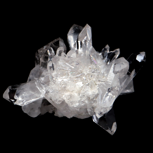 天然 水晶 クラスター ブラジル ゼッカ産 透明感が美しい ゼッカクォーツ 原石 天然石 1点物 パワーストーン