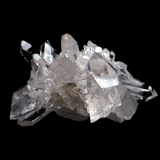 天然 水晶 クラスター ブラジル ゼッカ産 透明感が美しい ゼッカクォーツ 原石 天然石 1点物 パワーストーン