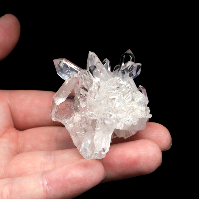天然 水晶 クラスター ブラジル ゼッカ産 透明感が美しい ゼッカクォーツ 原石 天然石 1点物 パワーストーン