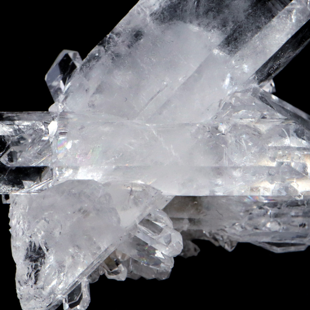 天然 水晶 クラスター ブラジル ゼッカ産 透明感が美しい ゼッカクォーツ 原石 天然石 1点物 パワーストーン