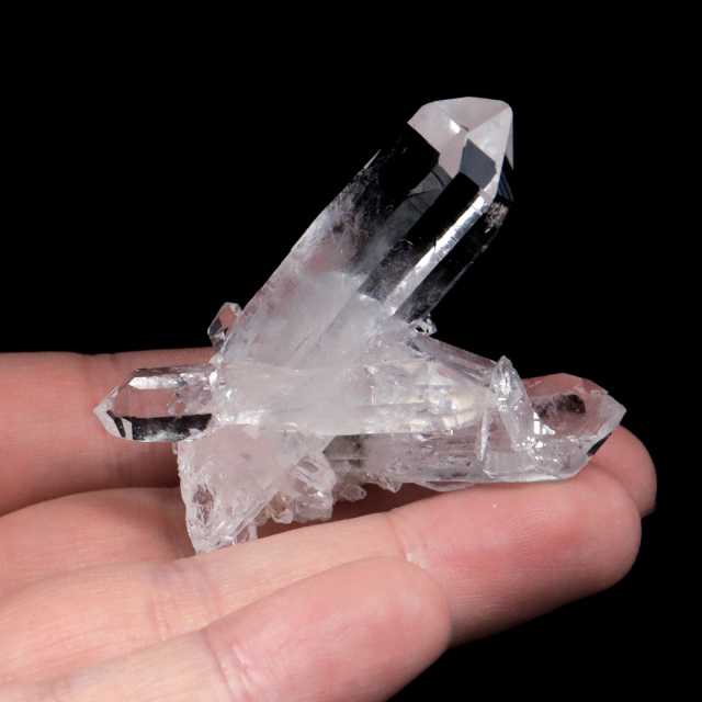天然 水晶 クラスター ブラジル ゼッカ産 透明感が美しい ゼッカクォーツ 原石 天然石 1点物 パワーストーン