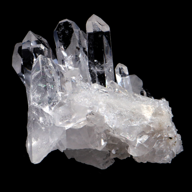 天然 水晶 クラスター ブラジル ゼッカ産 透明感が美しい ゼッカクォーツ 原石 天然石 1点物 パワーストーン