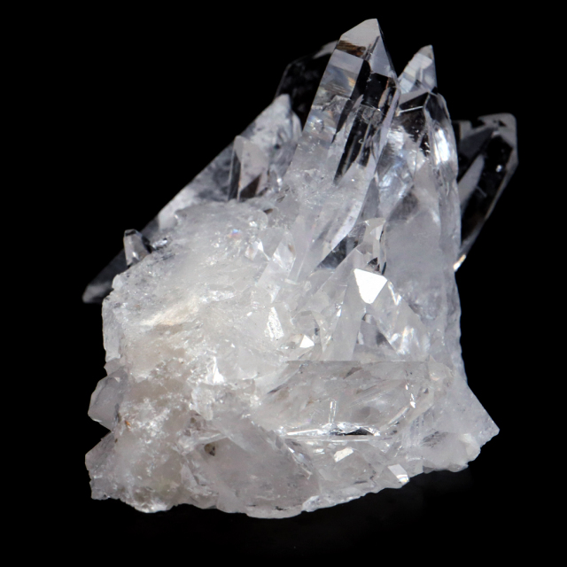 天然 水晶 クラスター ブラジル ゼッカ産 透明感が美しい ゼッカクォーツ 原石 天然石 1点物 パワーストーン