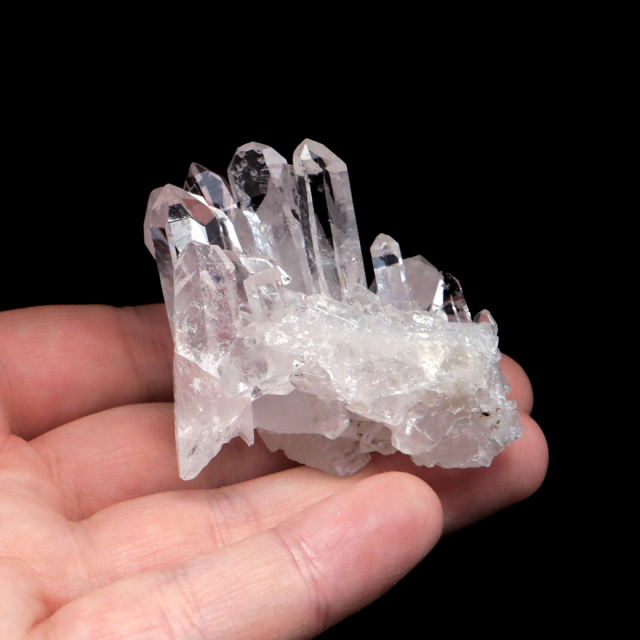 天然 水晶 クラスター ブラジル ゼッカ産 透明感が美しい ゼッカクォーツ 原石 天然石 1点物 パワーストーン