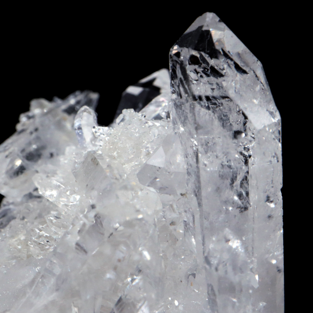 天然 水晶 クラスター ブラジル ゼッカ産 透明感が美しい ゼッカクォーツ 原石 天然石 1点物 パワーストーン