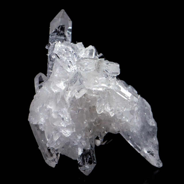 天然 水晶 クラスター ブラジル ゼッカ産 透明感が美しい ゼッカクォーツ 原石 天然石 1点物 パワーストーン