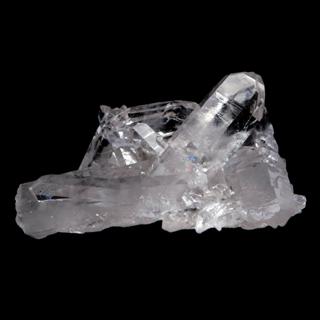 天然 水晶 クラスター ブラジル ゼッカ産 透明感が美しい ゼッカクォーツ 原石 天然石 1点物 パワーストーン