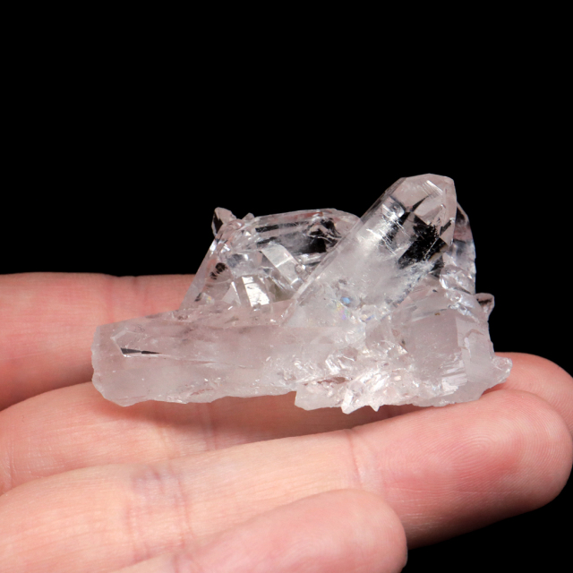 天然 水晶 クラスター ブラジル ゼッカ産 透明感が美しい ゼッカクォーツ 原石 天然石 1点物 パワーストーン