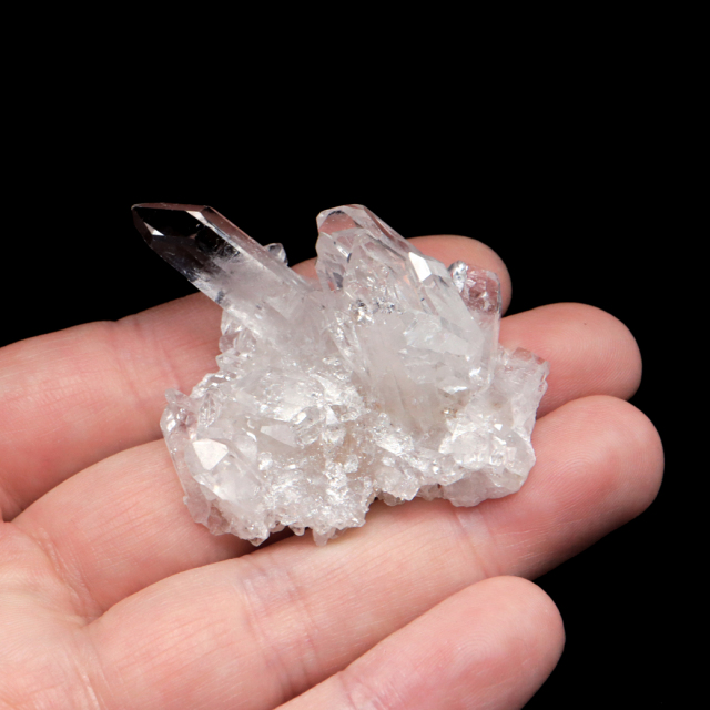天然 水晶 クラスター ブラジル ゼッカ産 透明感が美しい ゼッカクォーツ 原石 天然石 1点物 パワーストーン