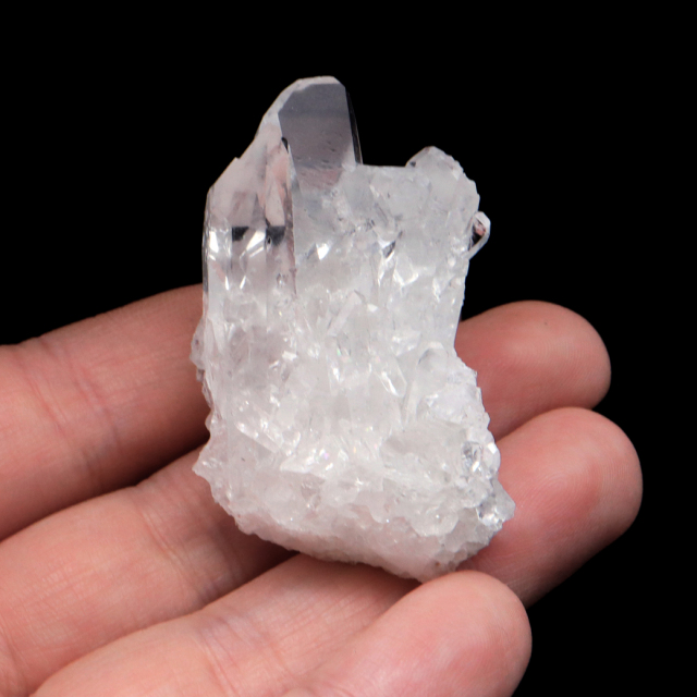天然 水晶 クラスター ブラジル ゼッカ産 透明感が美しい ゼッカクォーツ 原石 天然石 1点物 パワーストーン