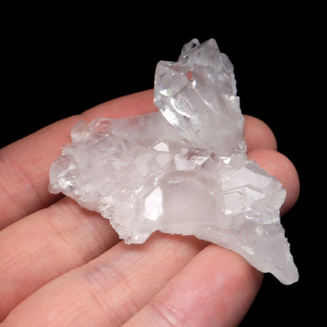 天然 水晶 クラスター ブラジル ゼッカ産 透明感が美しい ゼッカクォーツ 原石 天然石 1点物 パワーストーン