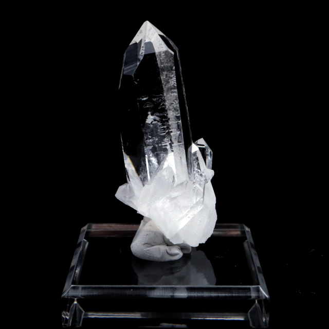 天然 水晶 クラスター ブラジル ゼッカ産 透明感が美しい ゼッカクォーツ 原石 天然石 1点物 パワーストーン