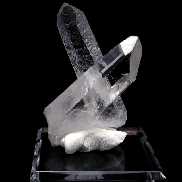 天然 水晶 クラスター ブラジル ゼッカ産 透明感が美しい ゼッカクォーツ 原石 天然石 1点物 パワーストーン