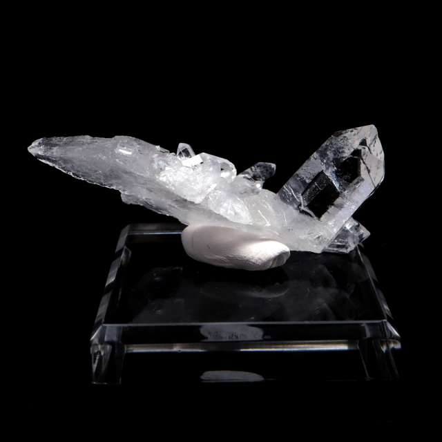 天然 水晶 クラスター ブラジル ゼッカ産 透明感が美しい ゼッカクォーツ 原石 天然石 1点物 パワーストーン