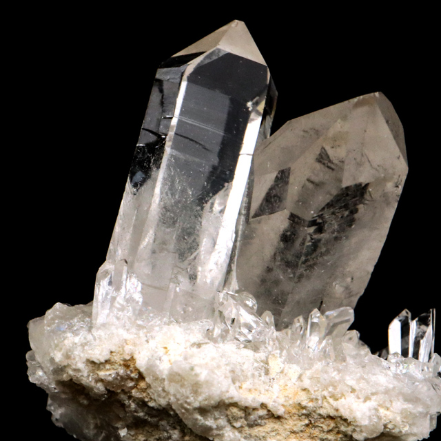 天然 水晶 クラスター ミニ 20g ブラジル ゼッカ産 透明感が美しい