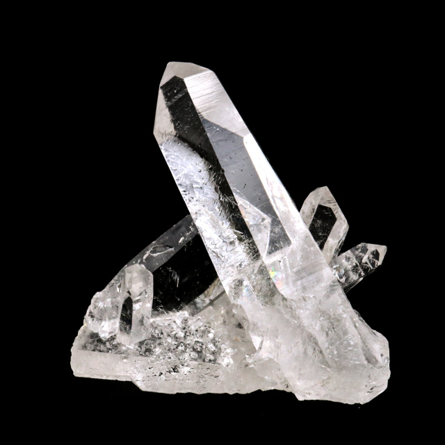 天然 水晶 クラスター ミニ ブラジル ゼッカ産 透明感が美しい ゼッカクォーツ 原石 天然石 1点物 パワーストーン クリスタル 結晶 浄化