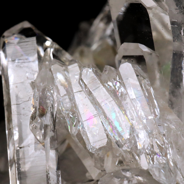 天然 水晶 クラスター ミニ ブラジル ゼッカ産 透明感が美しい ゼッカクォーツ 原石 天然石 1点物 パワーストーン クリスタル 結晶 浄化