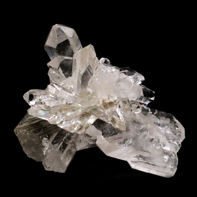 天然 水晶 クラスター ミニ ブラジル ゼッカ産 透明感が美しい ゼッカクォーツ 原石 天然石 1点物 パワーストーン クリスタル 結晶 浄化