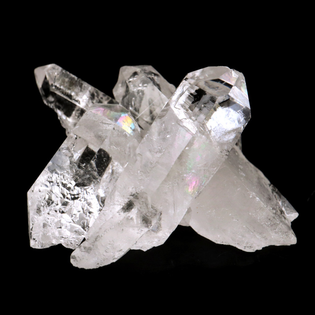 天然 水晶 クラスター ミニ ブラジル ゼッカ産 透明感が美しい ゼッカクォーツ 原石 天然石 1点物 パワーストーン クリスタル 結晶 浄化