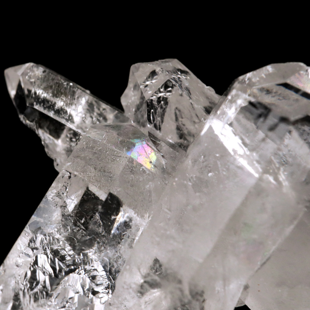 天然 水晶 クラスター ミニ ブラジル ゼッカ産 透明感が美しい ゼッカクォーツ 原石 天然石 1点物 パワーストーン クリスタル 結晶 浄化