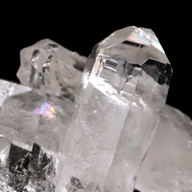 天然 水晶 クラスター ミニ ブラジル ゼッカ産 透明感が美しい ゼッカクォーツ 原石 天然石 1点物 パワーストーン クリスタル 結晶 浄化
