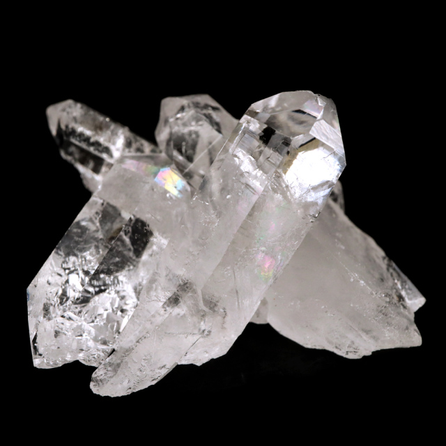 天然 水晶 クラスター ミニ ブラジル ゼッカ産 透明感が美しい ゼッカクォーツ 原石 天然石 1点物 パワーストーン クリスタル 結晶 浄化