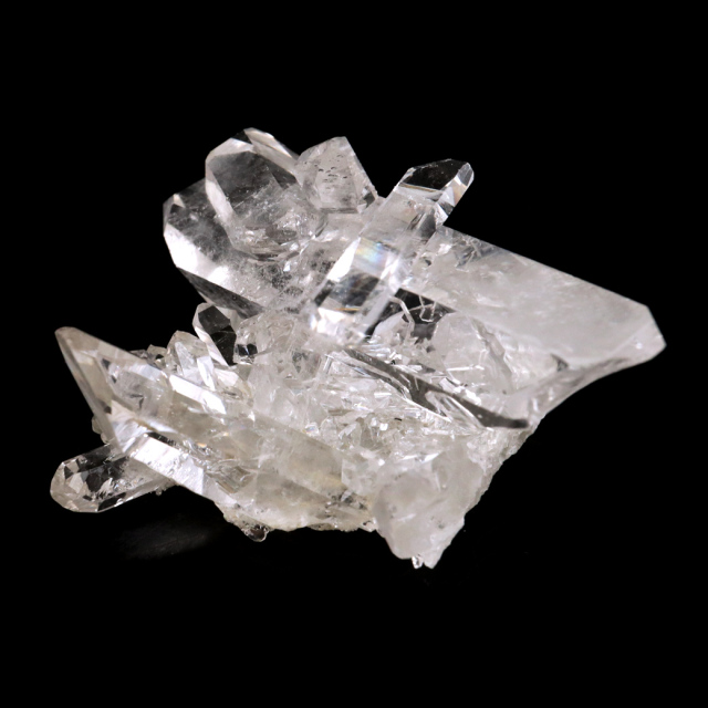 天然 水晶 クラスター ミニ ブラジル ゼッカ産 透明感が美しい ゼッカクォーツ 原石 天然石 1点物 パワーストーン クリスタル 結晶 浄化