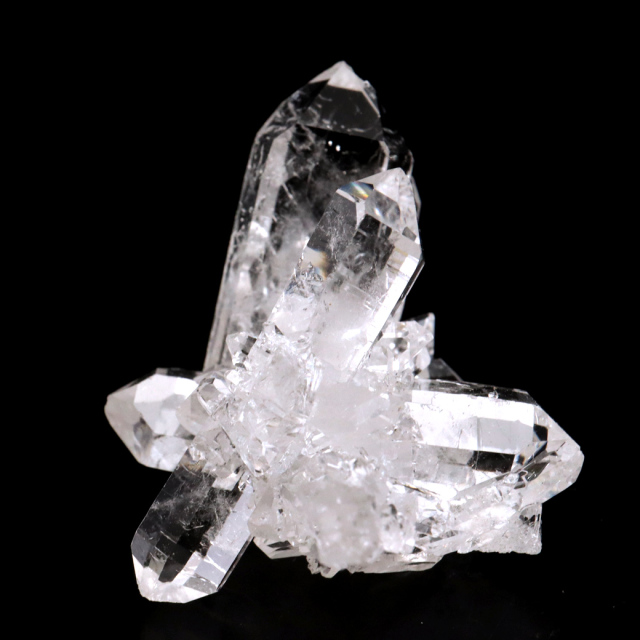 天然 水晶 クラスター ミニ ブラジル ゼッカ産 透明感が美しい ゼッカクォーツ 原石 天然石 1点物 パワーストーン クリスタル 結晶 浄化