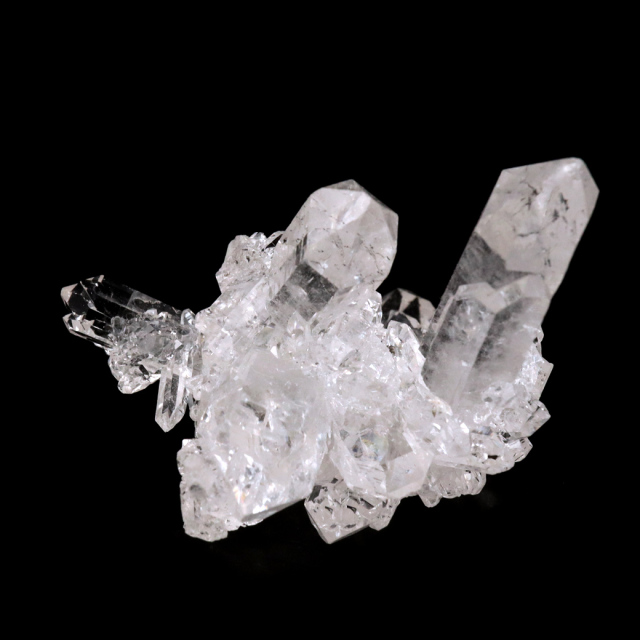 天然 水晶 クラスター ミニ ブラジル ゼッカ産 透明感が美しい ゼッカクォーツ 原石 天然石 1点物 パワーストーン クリスタル 結晶 浄化