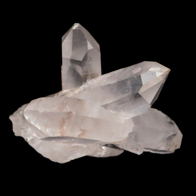 天然 水晶 クラスター ミニ ブラジル ゼッカ産 透明感が美しい ゼッカクォーツ 原石 天然石 1点物 パワーストーン クリスタル 結晶 浄化