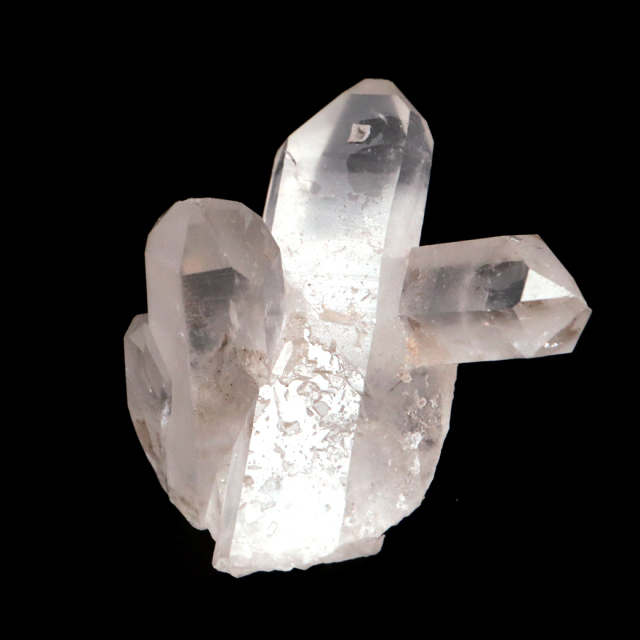 天然 水晶 クラスター ミニ ブラジル ゼッカ産 透明感が美しい ゼッカクォーツ 原石 天然石 1点物 パワーストーン クリスタル 結晶 浄化
