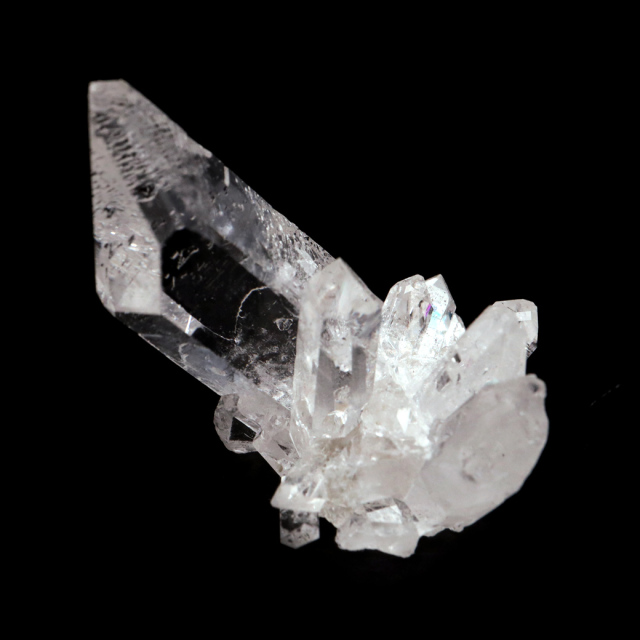 天然 水晶 クラスター ミニ ブラジル ゼッカ産 透明感が美しい ゼッカクォーツ 原石 天然石 1点物 パワーストーン クリスタル 結晶 浄化