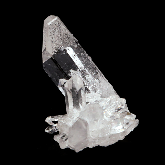 天然 水晶 クラスター ミニ ブラジル ゼッカ産 透明感が美しい ゼッカクォーツ 原石 天然石 1点物 パワーストーン クリスタル 結晶 浄化