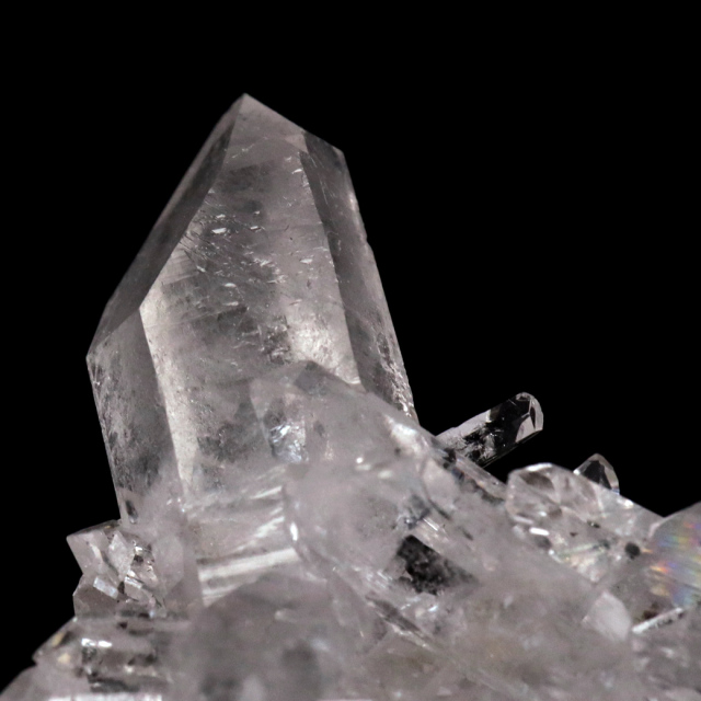 天然 水晶 クラスター ミニ ブラジル ゼッカ産 透明感が美しい ゼッカクォーツ 原石 天然石 1点物 パワーストーン クリスタル 結晶 浄化