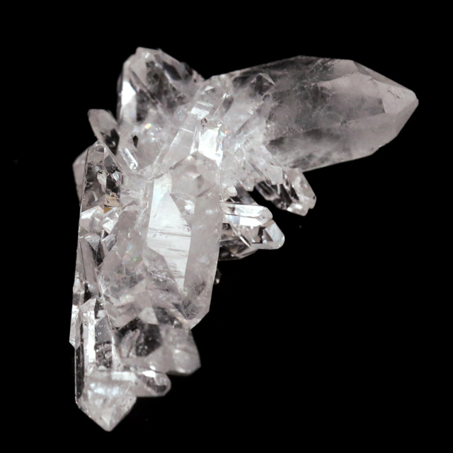 天然 水晶 クラスター ミニ ブラジル ゼッカ産 透明感が美しい ゼッカクォーツ 原石 天然石 1点物 パワーストーン クリスタル 結晶 浄化