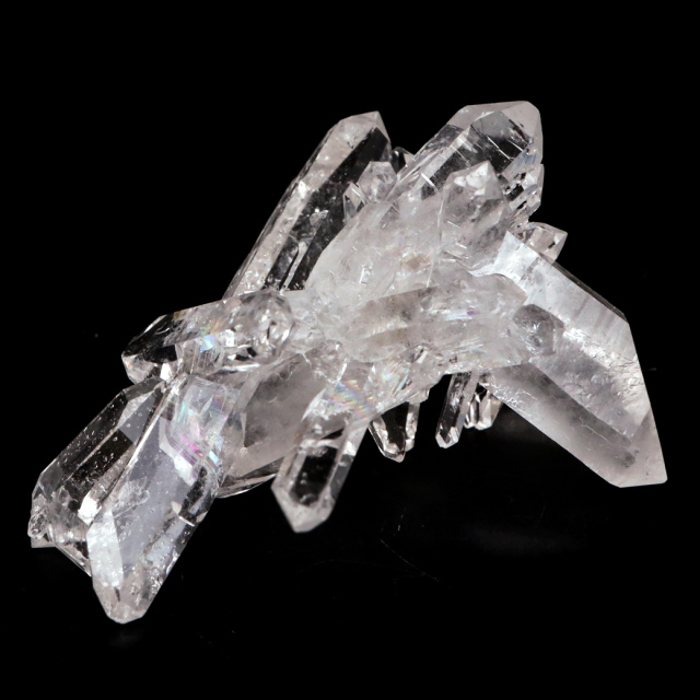 天然 水晶 クラスター ミニ ブラジル ゼッカ産 透明感が美しい ゼッカクォーツ 原石 天然石 1点物 パワーストーン クリスタル 結晶 浄化