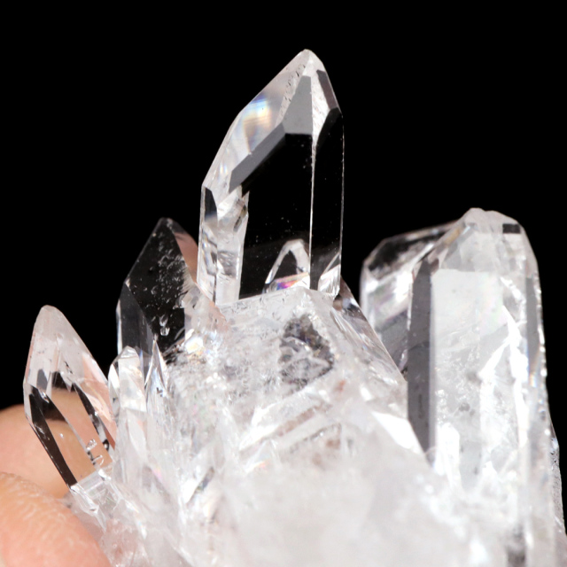 天然 水晶 クラスター ミニ ブラジル ゼッカ産 透明感が美しい ゼッカクォーツ 原石 天然石 1点物 パワーストーン クリスタル 結晶 浄化
