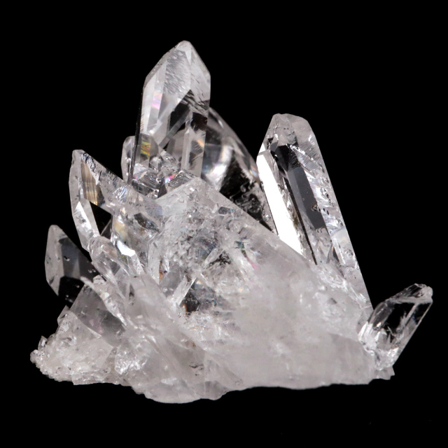 天然 水晶 クラスター ミニ ブラジル ゼッカ産 透明感が美しい ゼッカクォーツ 原石 天然石 1点物 パワーストーン クリスタル 結晶 浄化