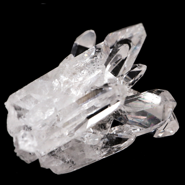 天然 水晶 クラスター ミニ ブラジル ゼッカ産 透明感が美しい ゼッカクォーツ 原石 天然石 1点物 パワーストーン クリスタル 結晶 浄化