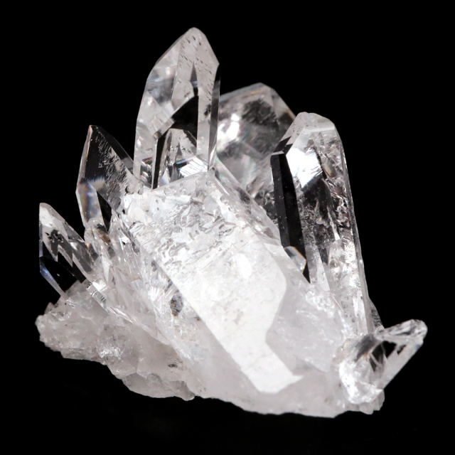 天然 水晶 クラスター ミニ ブラジル ゼッカ産 透明感が美しい ゼッカクォーツ 原石 天然石 1点物 パワーストーン クリスタル 結晶 浄化