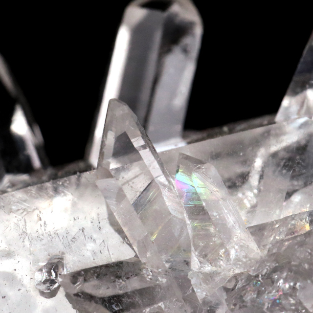 天然 水晶 クラスター ミニ ブラジル ゼッカ産 透明感が美しい ゼッカクォーツ 原石 天然石 1点物 パワーストーン クリスタル 結晶 浄化