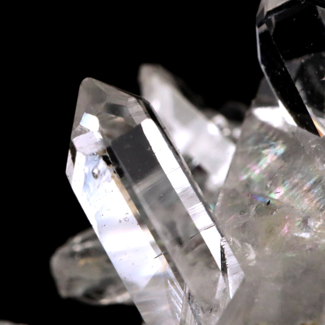 天然 水晶 クラスター ミニ ブラジル ゼッカ産 透明感が美しい ゼッカクォーツ 原石 天然石 1点物 パワーストーン クリスタル 結晶 浄化
