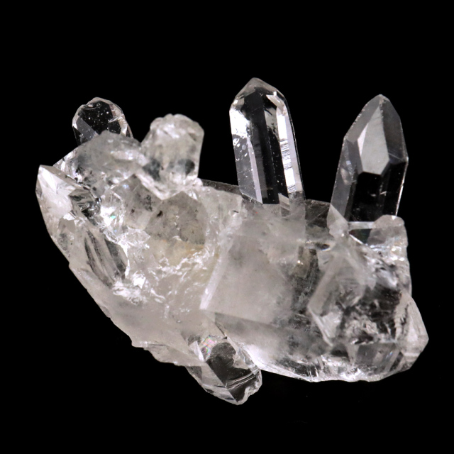 天然 水晶 クラスター ミニ ブラジル ゼッカ産 透明感が美しい ゼッカクォーツ 原石 天然石 1点物 パワーストーン クリスタル 結晶 浄化